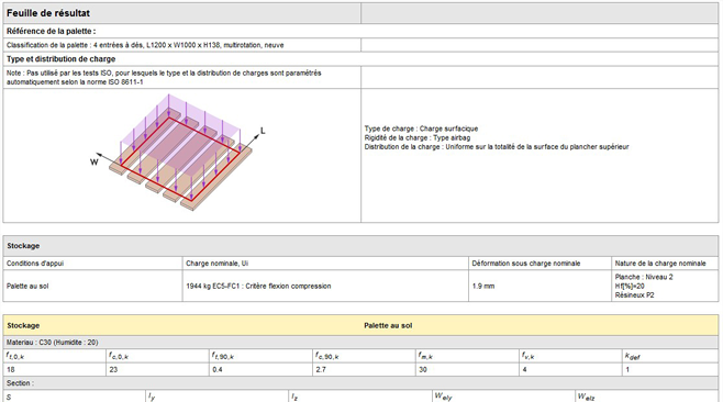 PALLET-Express v4 intgre un puissant solveur pour analyser la rsistance et les dformations des palettes standard et non standard